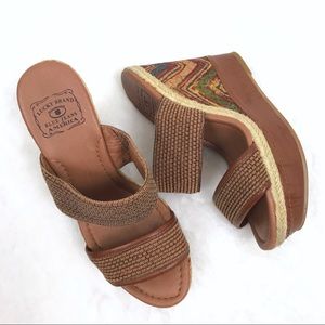 Lucky Brand • LK Candy Cork Wedges Vegan Leather